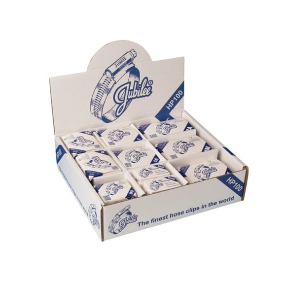 Jubilee - HP100 Handy Pack Assorted 100 Clips (Mild Steel)