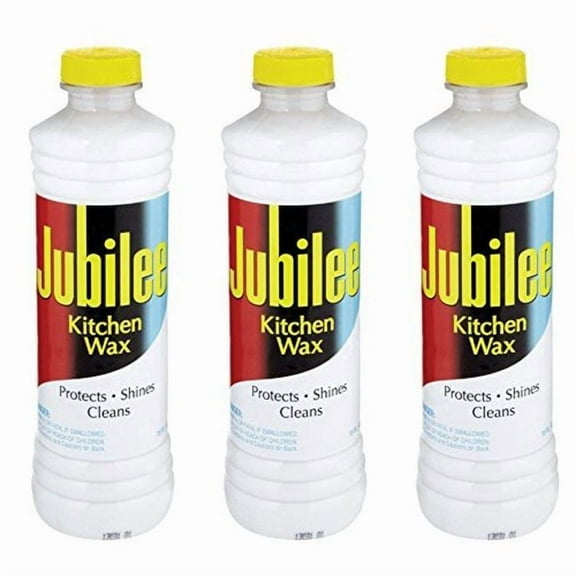 Jubilee Kitchen Cleaning Wax - For Appliances, Surfaces & Bathroom 15 oz - Pack of 3