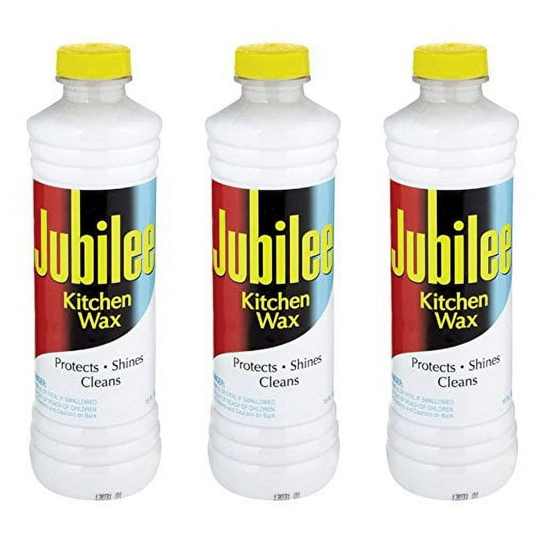 Jubilee Kitchen Cleaning Wax - for Appliances, Surfaces & Bathroom 15 oz - Pack of 3
