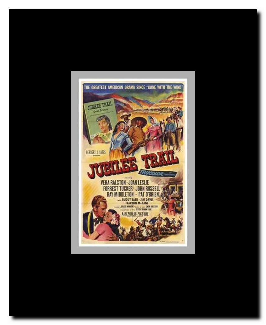 Jubilee Trail Framed Movie Poster