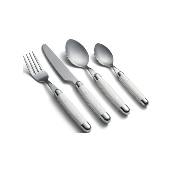 Jubilee White 18/0 16-Piece Flatware Set, Service for 4