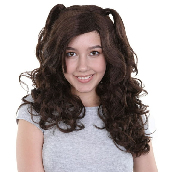 Jubilee Womens Wig | Dark Auburn Party Ready Fancy Cosplay Wig | Premium Breathable Capless Cap