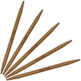 thumbnail image 1 of JubileeYarn 5" Double Point Bamboo Knitting Needles Set - 6.5mm - Carbonized Brown, 1 of 6