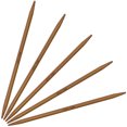 thumbnail image 1 of JubileeYarn 7" Double Point Bamboo Knitting Needles Set - 6.5mm - Carbonized Brown, 1 of 6