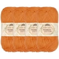 thumbnail image 1 of JubileeYarn Baby Soft Bamboo Cotton Yarn - 50g/Skein - Blood Orange - 4 Skeins, 1 of 7