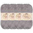 thumbnail image 1 of JubileeYarn Baby Soft Bamboo Cotton Yarn - 50g/Skein - Smoky Sky - 4 Skeins, 1 of 7