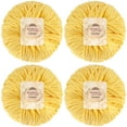 thumbnail image 1 of JubileeYarn Bamboo Cotton Chunky Yarn - 100g/Ball - Daisy Yellow - 4 Balls, 1 of 7