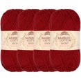thumbnail image 1 of JubileeYarn Bamboo Cotton Sport Yarn - Merlot - 4 Skeins, 1 of 7