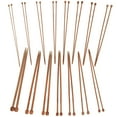 thumbnail image 1 of JubileeYarn Bamboo Knitting Needles Set - Carbonized Brown - 15 Sizes: 2mm-10mm, 1 of 6