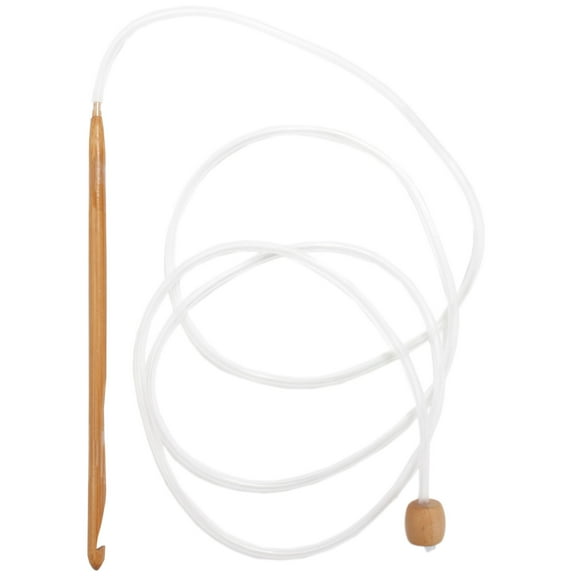 JubileeYarn Bamboo Tunisian Afghan Circular Crochet Hook - 6mm