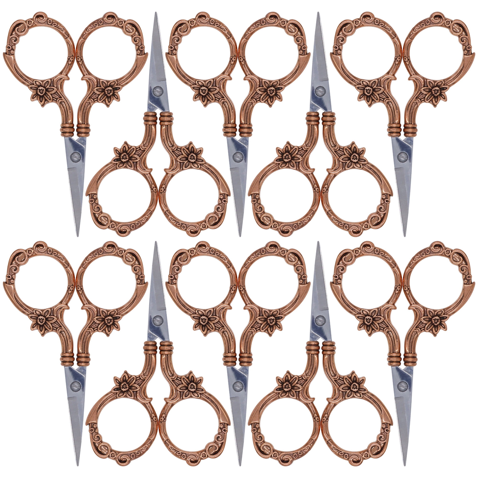 JubileeYarn Blooming Embroidery Scissors - Copper - 10 Pairs