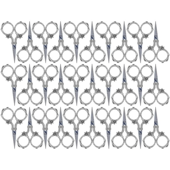 JubileeYarn Blooming Embroidery Scissors - Silver - 30 Pairs