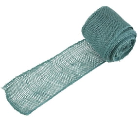 JubileeYarn Burlap Ribbon - 3" by 10 Yards - Steel Blue