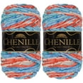 thumbnail image 1 of JubileeYarn Chenille Yarn - Worsted Weight - 100g/Skein - Hyperborea - 2 Skeins, 1 of 6