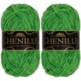 thumbnail image 1 of JubileeYarn Chenille Yarn - Worsted Weight - 100g/Skein - Serpentine - 2 Skeins, 1 of 6