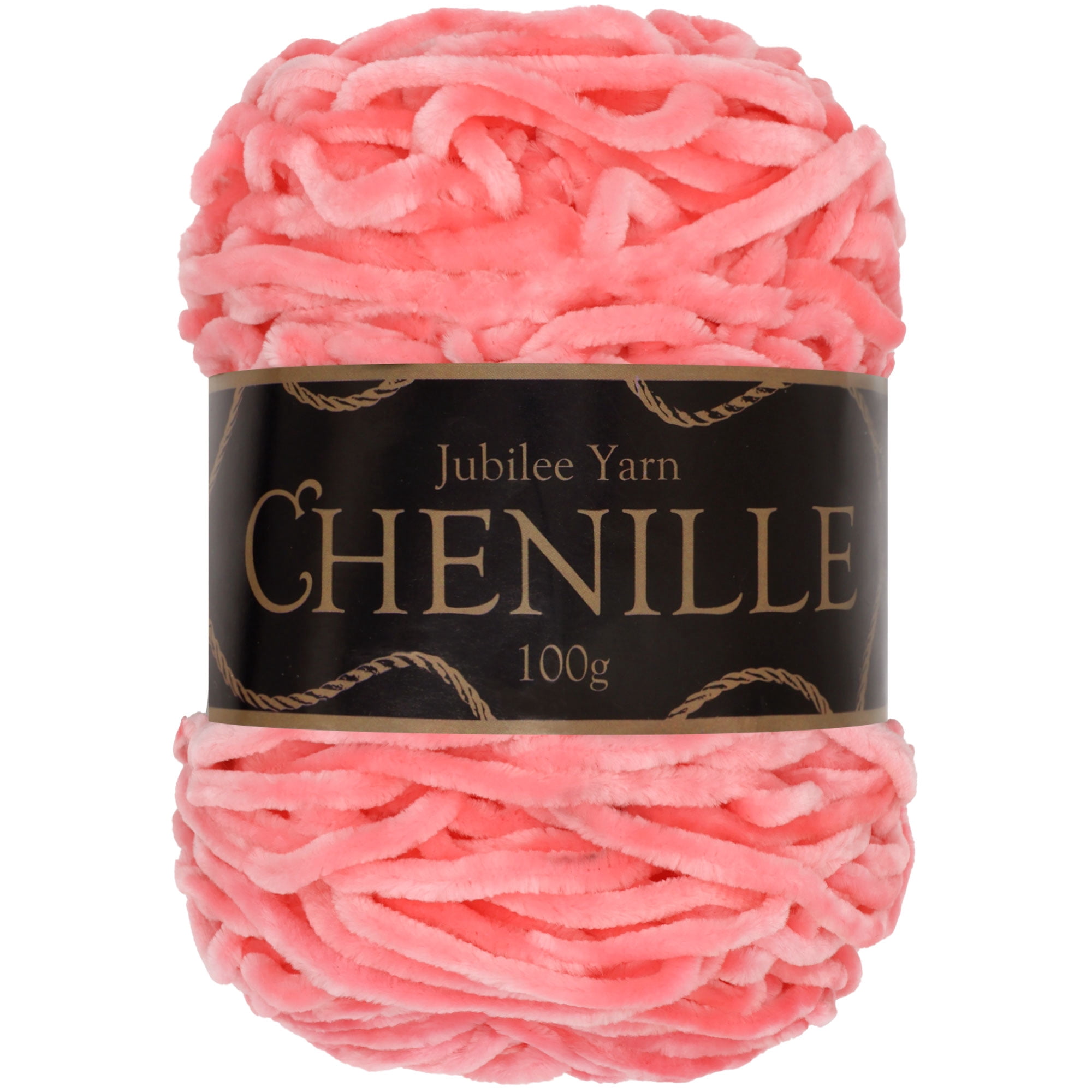 JubileeYarn Chenille Garen - Worsted Gewicht - 100g/Skein - Shades of Pink - 4 strengen