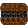 thumbnail image 1 of JubileeYarn Chenille Yarn - Worsted Weight Yarn - 100g/skein - Espresso - 4 Skeins, 1 of 6