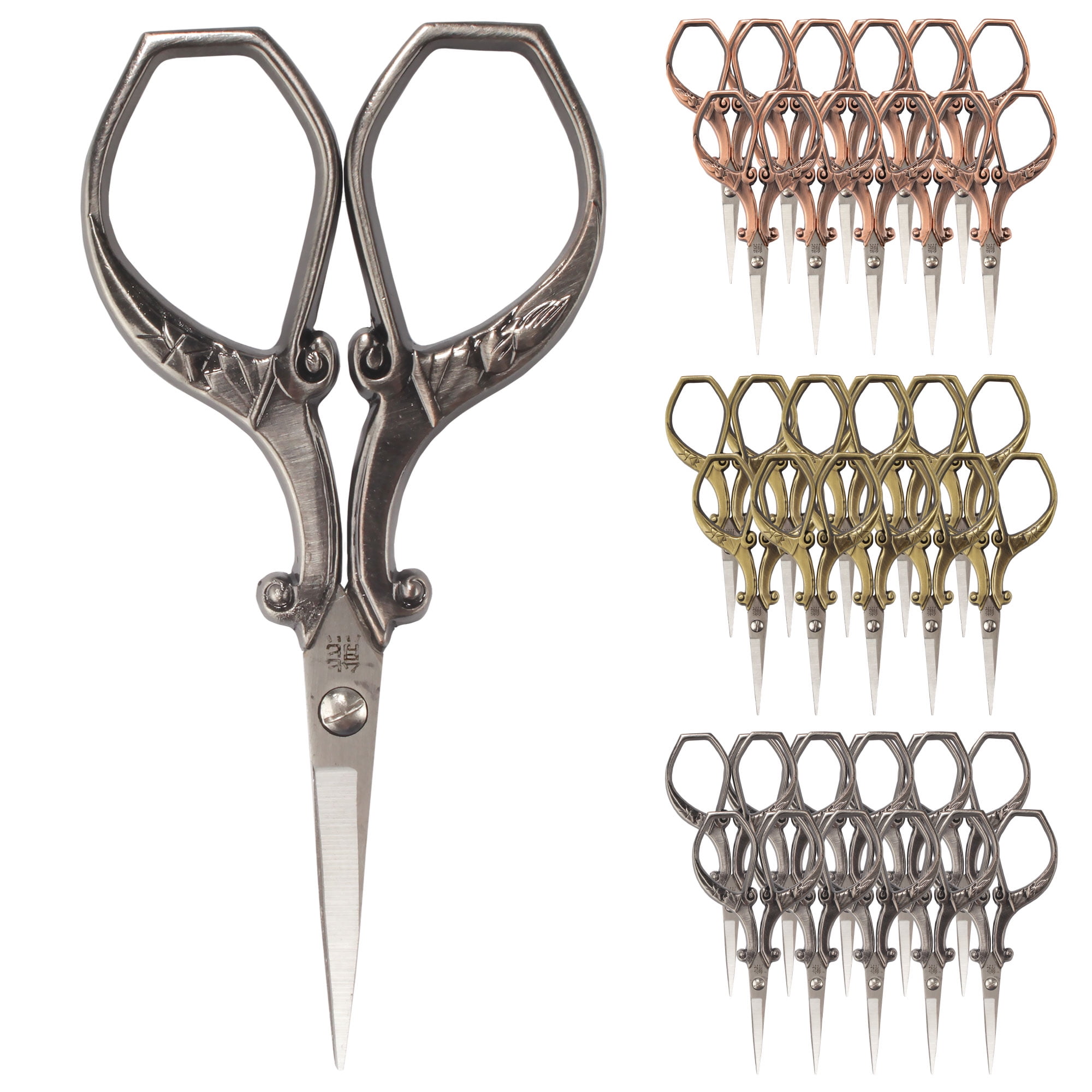 JubileeYarn Chinese Wing & Cloud Embroidery Craft Scissors - Assortment - 30 Pairs
