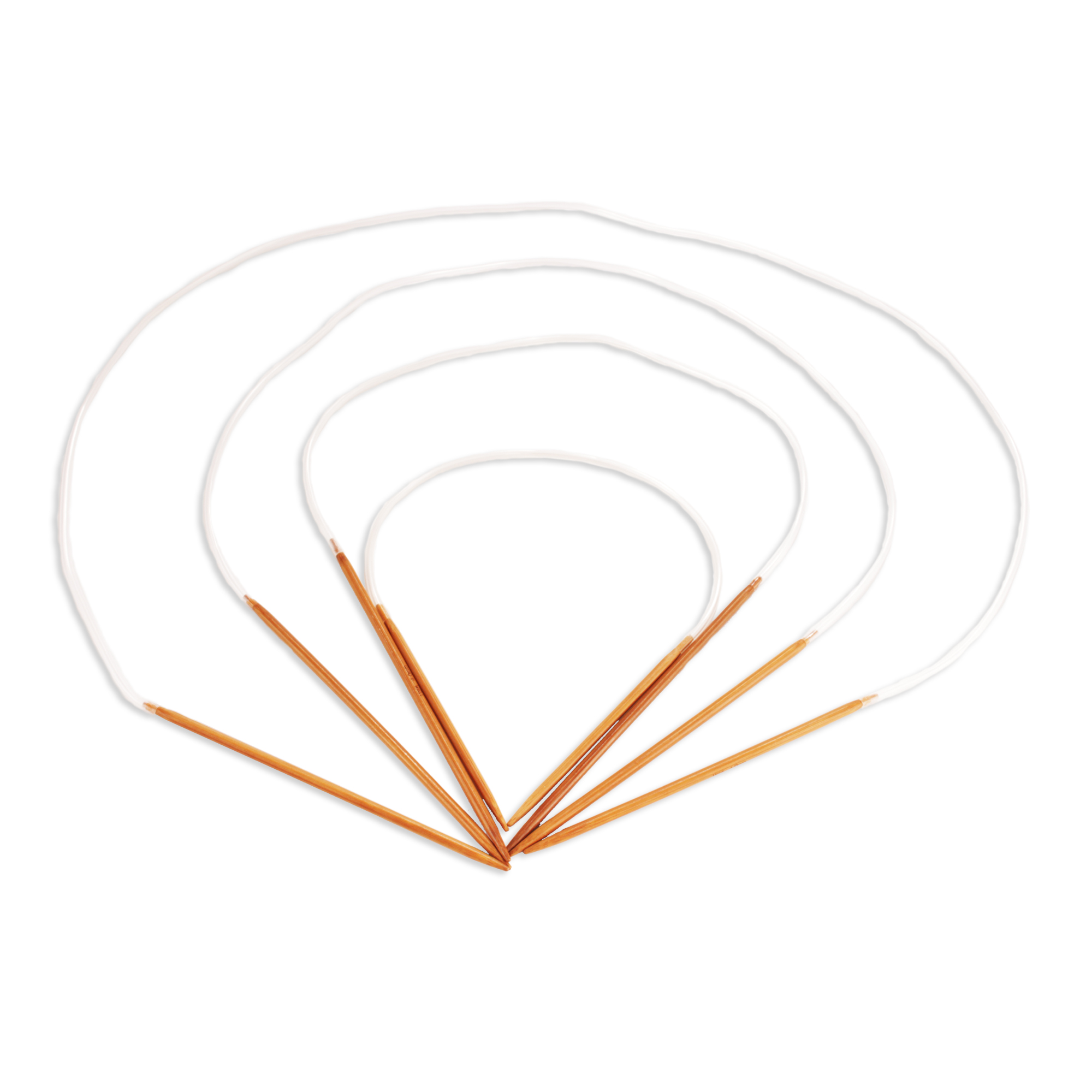 JubileeYarn Circular Bamboo Knitting Needles Set 4 Lengths 16 24 JubileeYarn Circular Bamboo Knitting Needles Set 4 Lengths 16 24