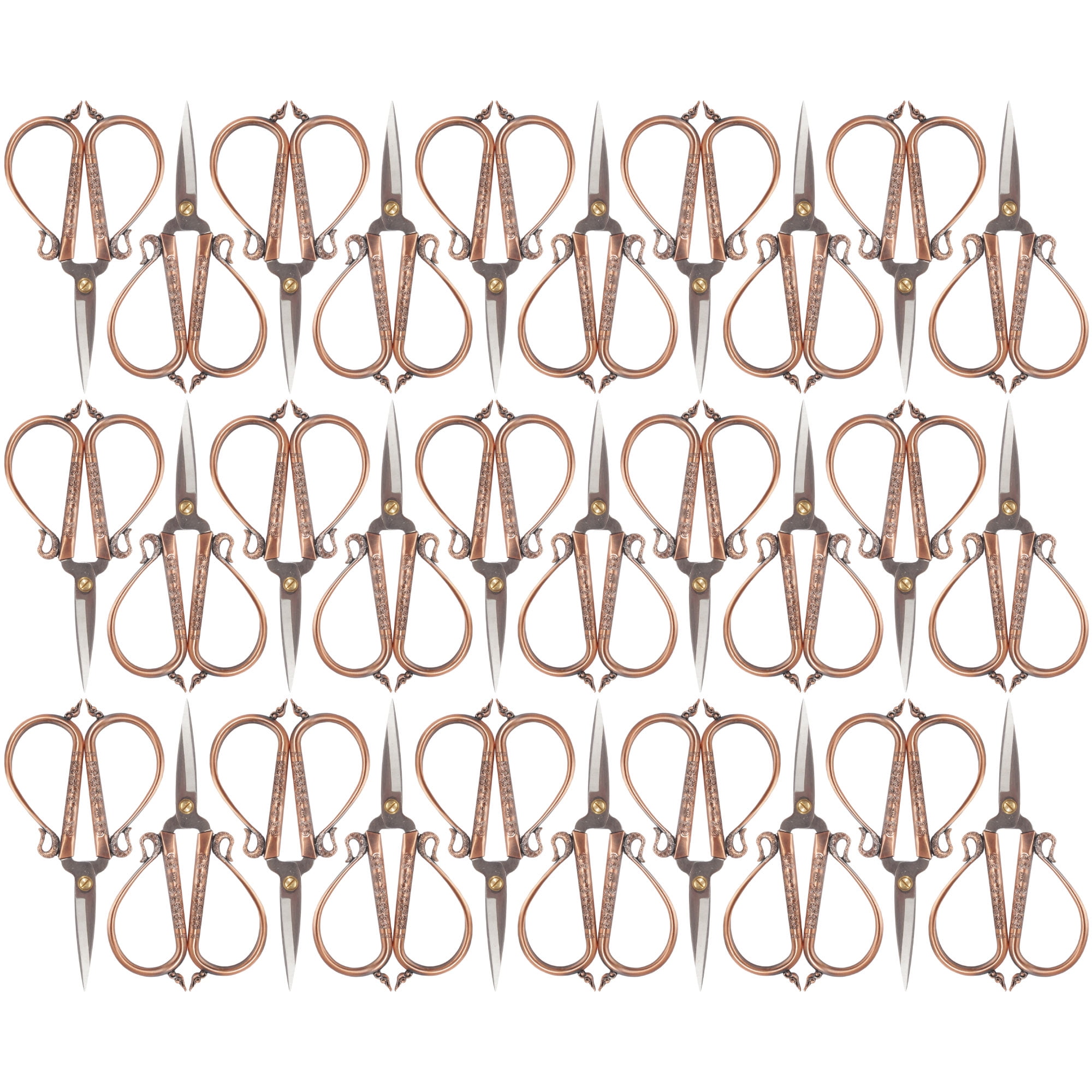 JubileeYarn Classic Chinese Large Embroidery Scissors - Copper - 30 Scissors