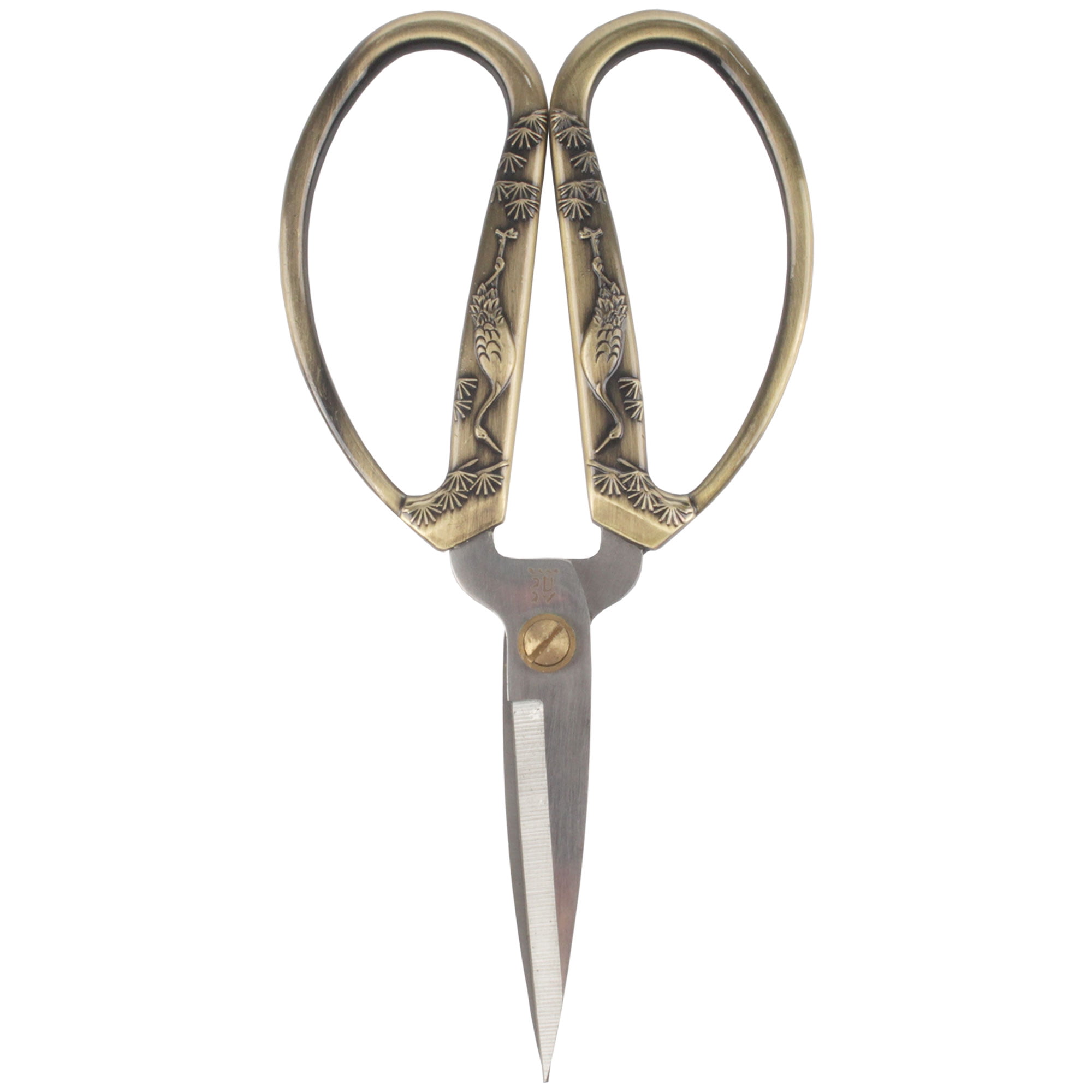 JubileeYarn Crane Motif Large Embroidery Scissors - Bronze - 30 Scissors