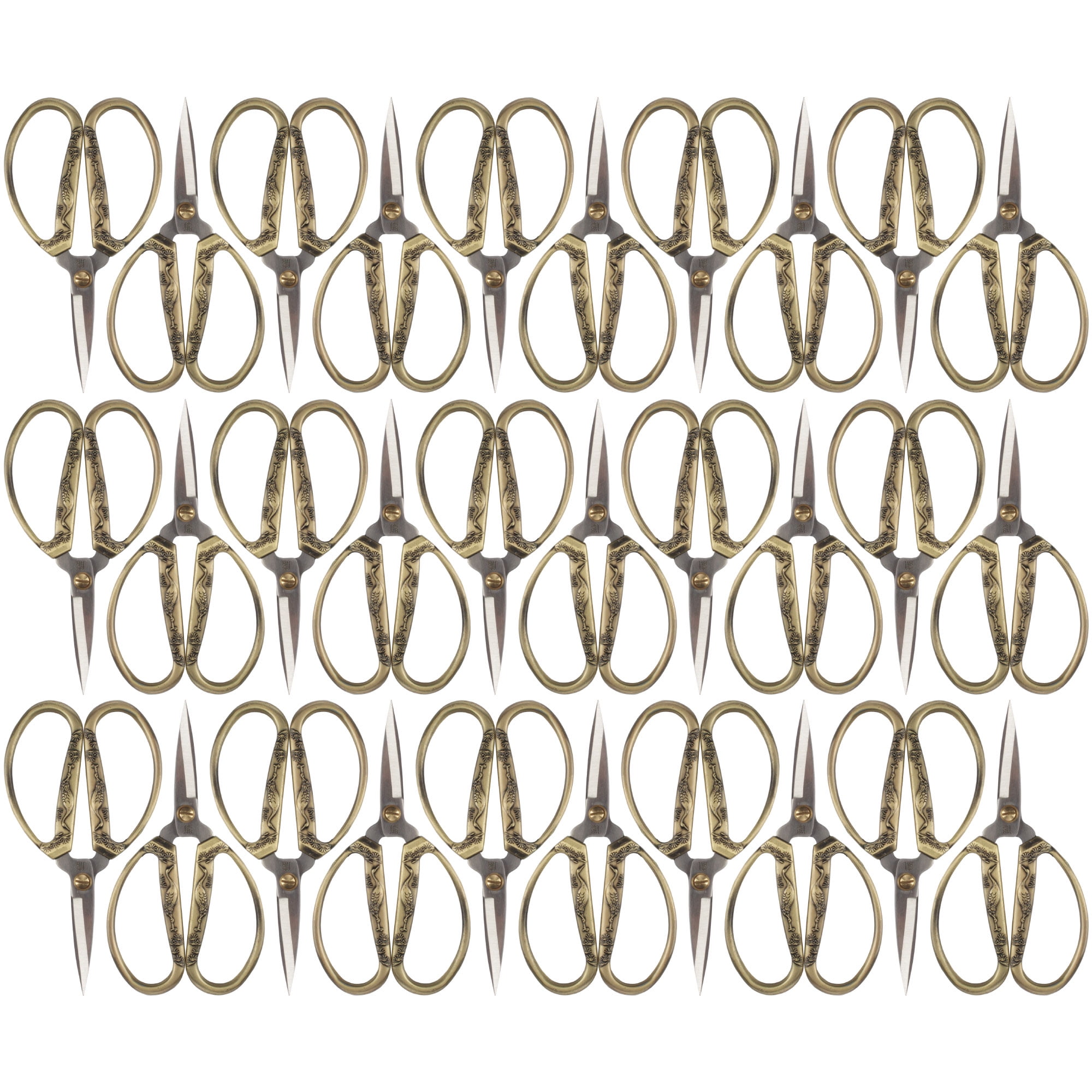 JubileeYarn Crane Motif Small Embroidery Scissors - Bronze - 30 Scissors