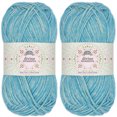 thumbnail image 1 of JubileeYarn Divine Treasures Yarn - Fine Cotton Acrylic Blend - 50g/Skein - Unspoken Water - Heathered Light Sea Blue - Crochet and Knitting - 2 Skeins, 1 of 7