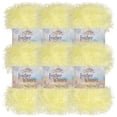 thumbnail image 1 of JubileeYarn Feather Whimsy Eyelash Yarn - 50g/Skein Fine Polyester Faux Fur - Bright Yellow - 6 Skeins, 1 of 6