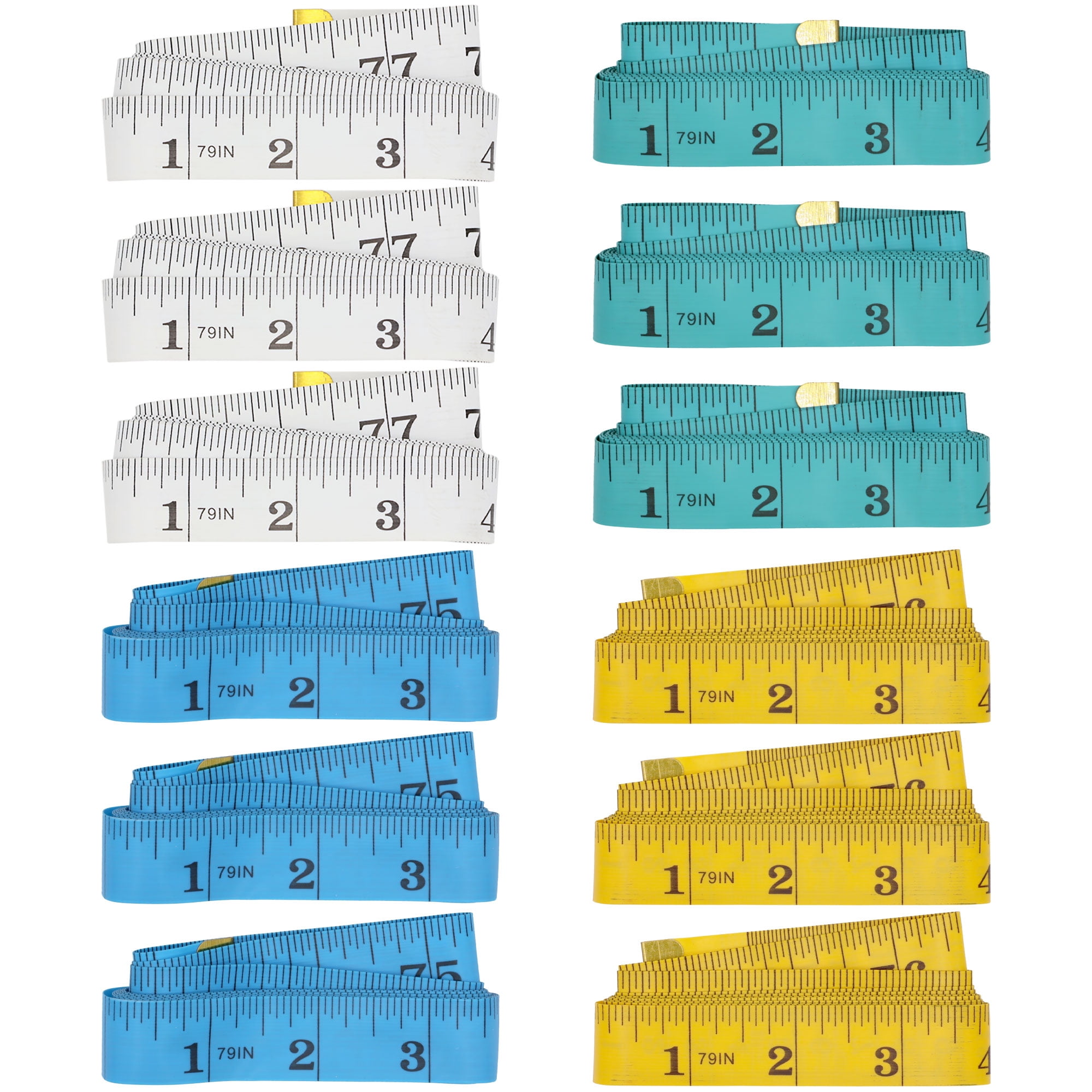 JubileeYarn Fabric Measuring Tape - Assortment - 12 Units