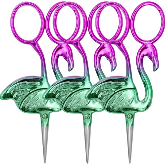JubileeYarn Flamingo Embroidery Scissors - Dewberry - 3 Scissors