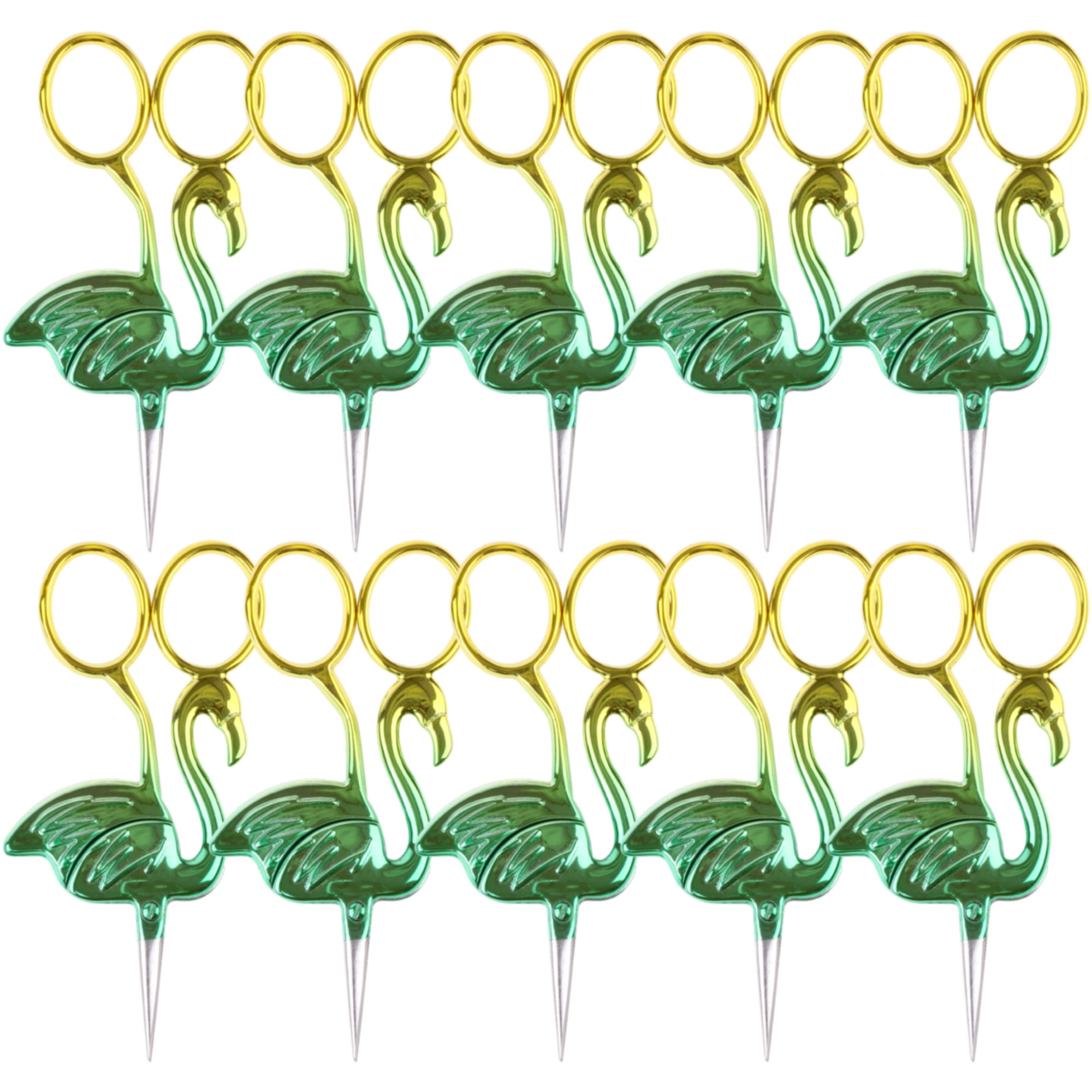 JubileeYarn Flamingo Embroidery Scissors - Lush - 10 Scissors