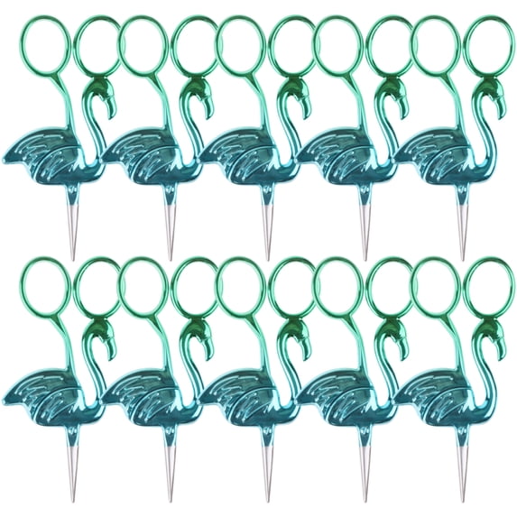 JubileeYarn Flamingo Embroidery Scissors - Mint - 10 Scissors