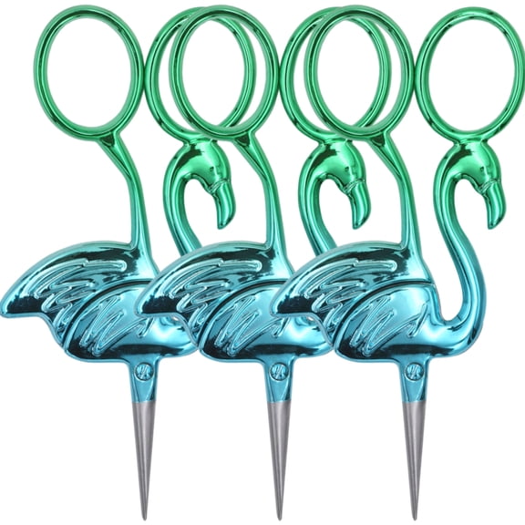 JubileeYarn Flamingo Embroidery Scissors - Mint - 3 Scissors