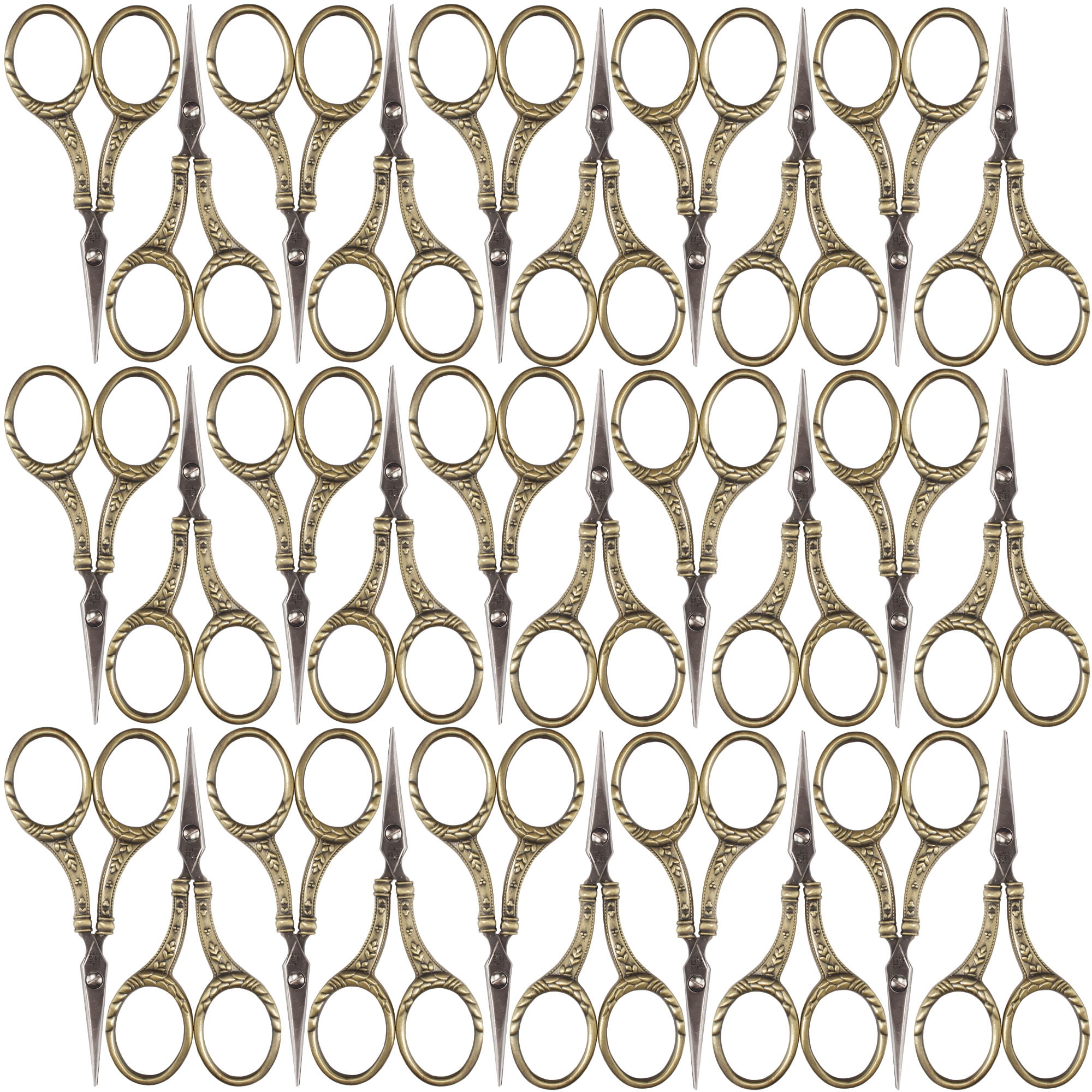 JubileeYarn FloralEmbroidery Scissors - Bronze - 30 Scissors
