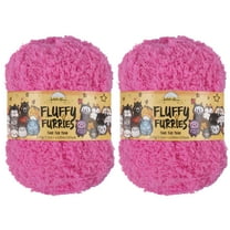 JubileeYarn Fluffy Furries Yarn - 100g/Skein Polyester - Aye-Aye - 2 Skeins