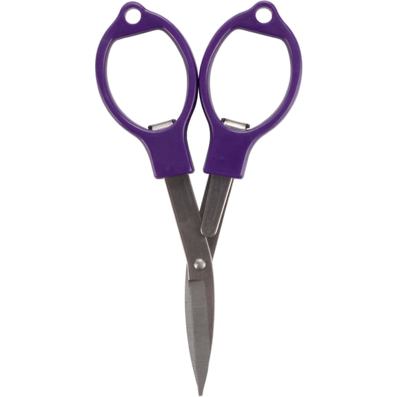 JubileeYarn Foldy Friends - Foldy Friends - Plastic Folding Scissors - Purple - 1 Scissor