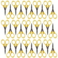 thumbnail image 1 of JubileeYarn Foldy Friends Foldable Scissors TSA Compliant and Portable, Compact, Safe Travel Scissors, Stainless Steel Retractable, Yellow - 30 Units, 1 of 4