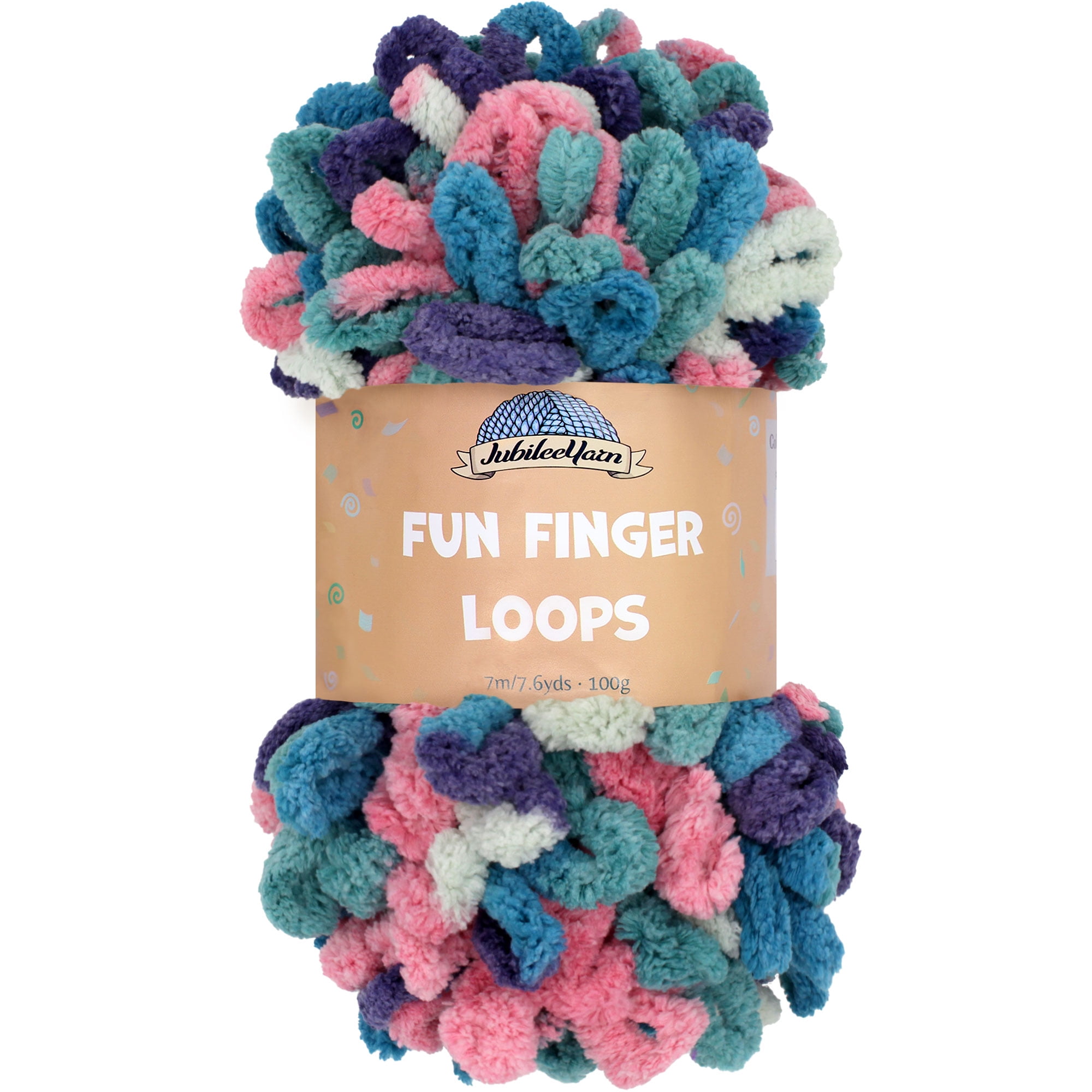 Jubileeyarn Fluff Yarn - 100 G/madeja Gruesa De Poliés... | Cuotas sin