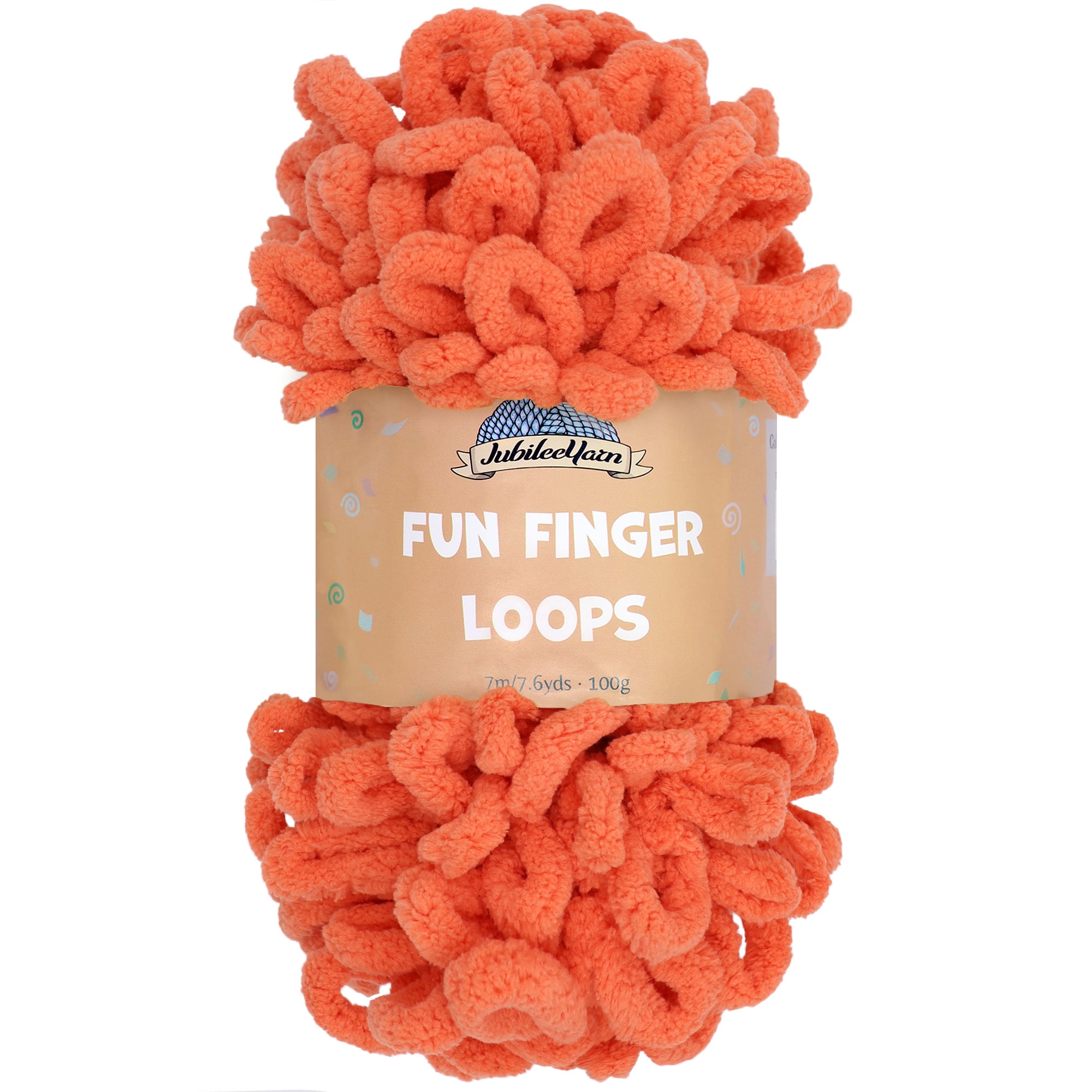JubileeYarn Fun Finger Loops Garen - Polyester Jumbo Gewicht