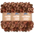 thumbnail image 1 of JubileeYarn Fun Finger Loops Yarn - 100g/Skein Jumbo Polyester - Gaia - 3 Skeins, 1 of 6