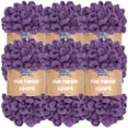 thumbnail image 1 of JubileeYarn Fun Finger Loops Yarn - 100g/Skein Jumbo Polyester - Grape Compote - 6 Skeins, 1 of 6