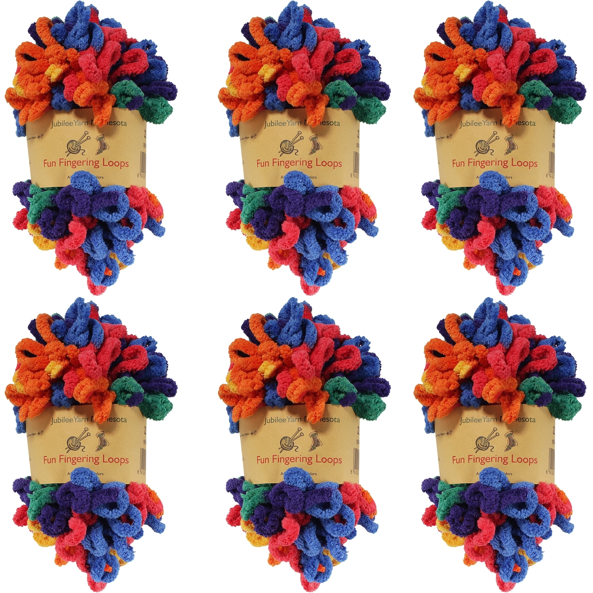 JubileeYarn Fun Finger Loops Yarn Jumbo Polyester 100g/Skein