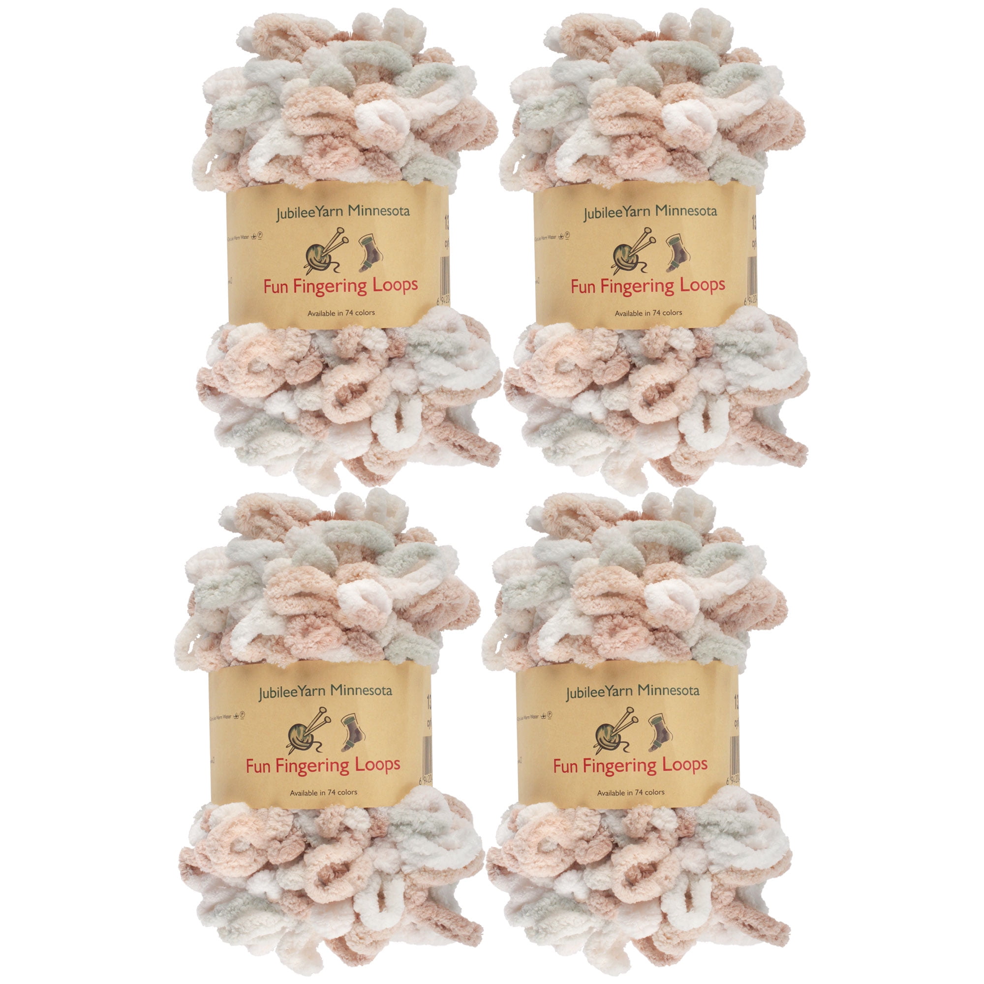 JubileeYarn Fun Finger Loops Yarn Polyester Jumbo Loop Yarn 100g