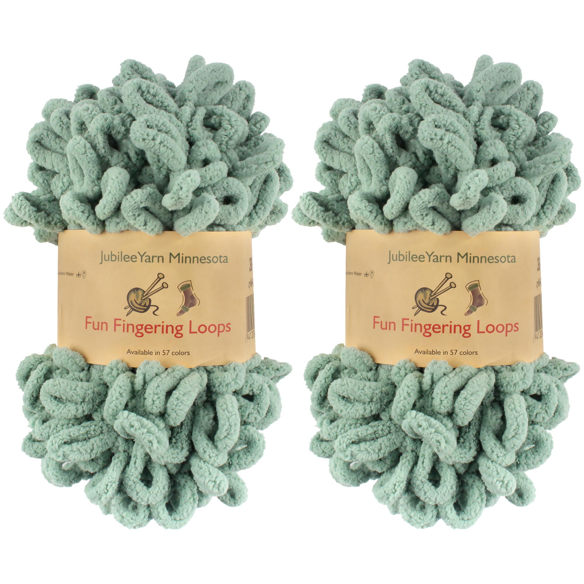 JubileeYarn Fun Finger Loops Yarn Polyester Jumbo Loop Yarn 100g