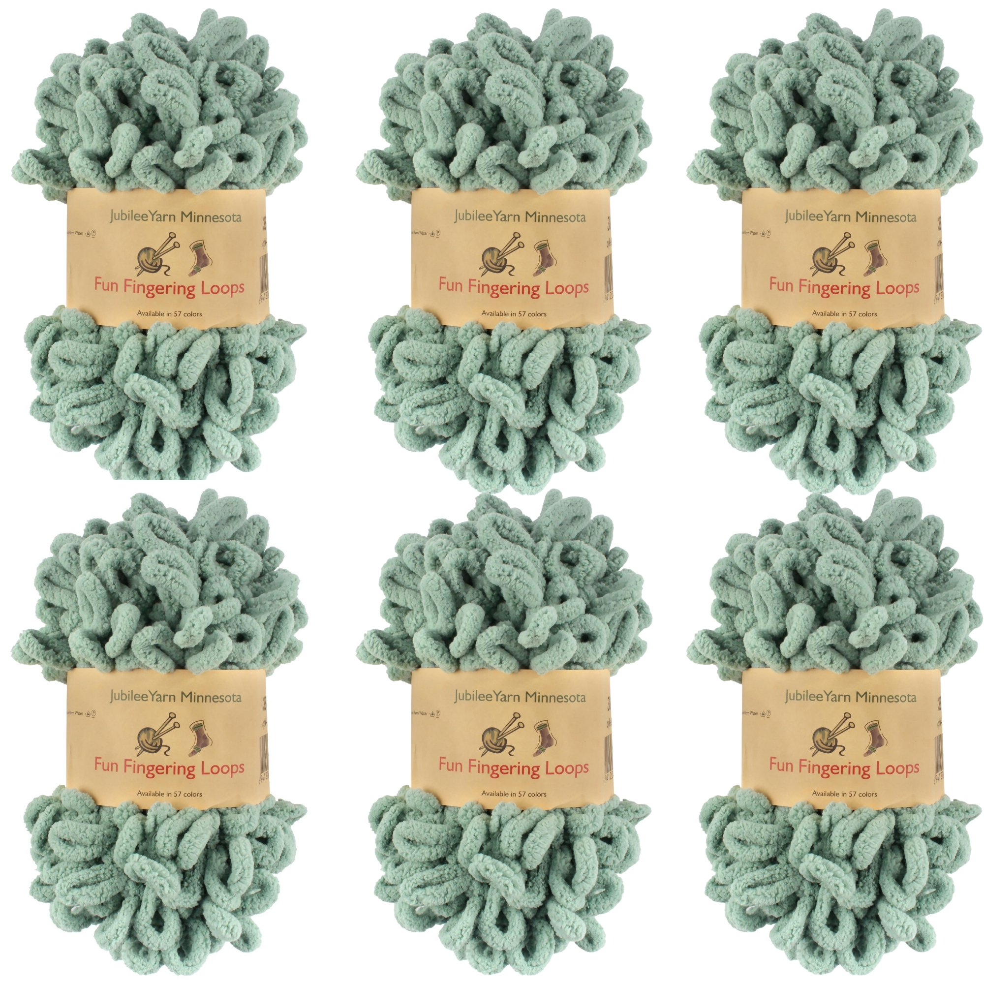 JubileeYarn Fun Finger Loops Yarn Jumbo Polyester 100g/Skein