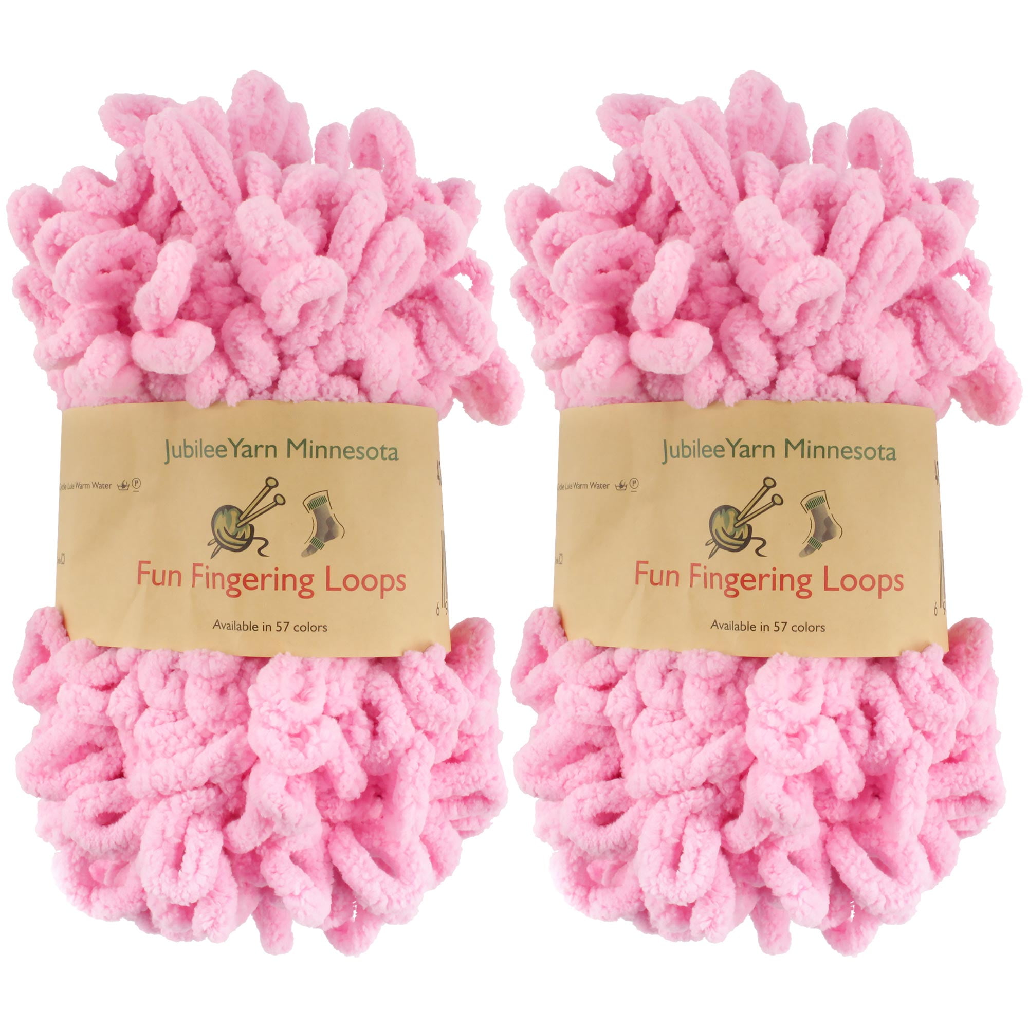 JubileeYarn Fun Finger Loops Yarn Polyester Jumbo Loop Yarn 100g