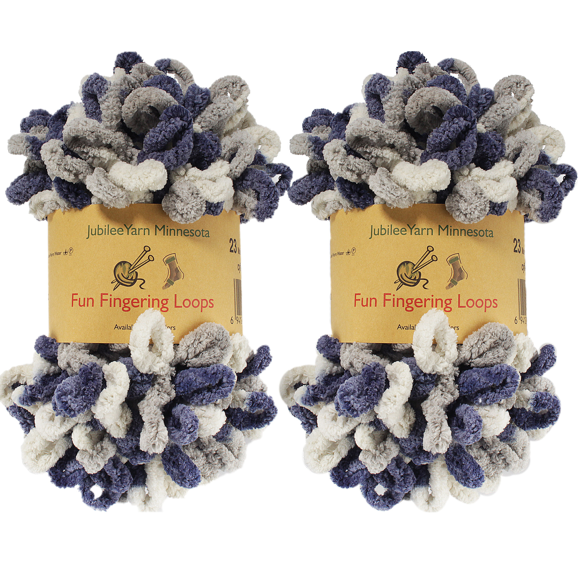 JubileeYarn Fun Finger Loops Yarn Jumbo Polyester Team Spirit