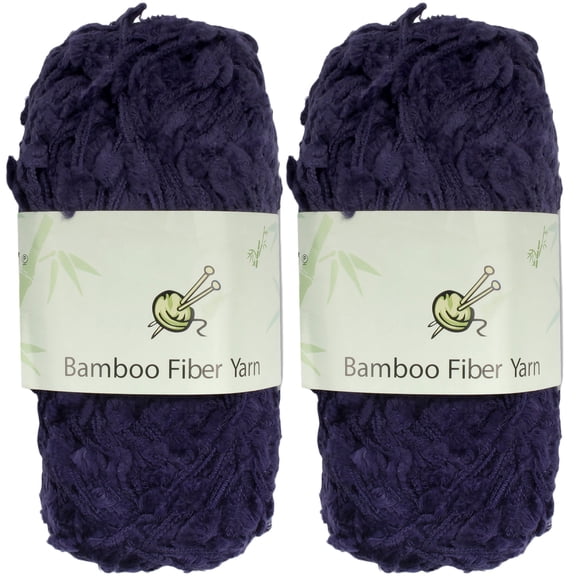 JubileeYarn Fun and Funky Yarn - Chunky Bamboo - Indigo - 2 Skeins