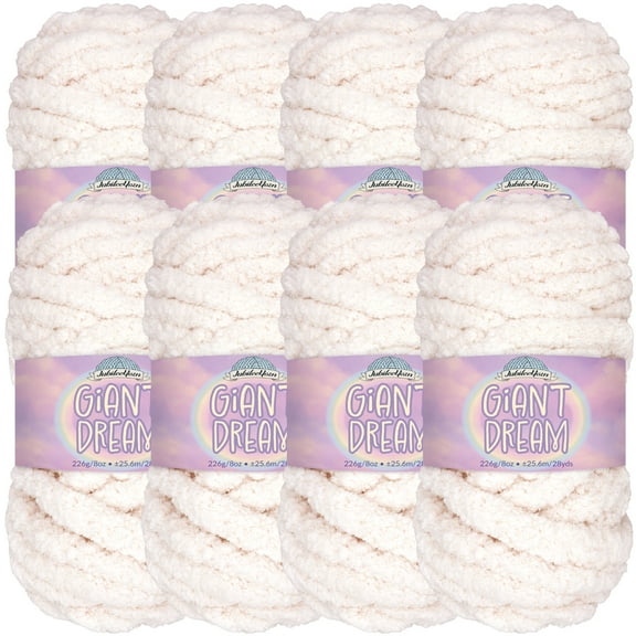 JubileeYarn Giant Dream Yarn - 226g/Skein Jumbo Polyester - Utopia - 8 Skeins