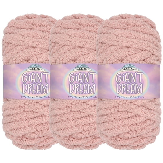 JubileeYarn Giant Dream Yarn - Jumbo Polyester - 226g/Skein - Musing - 3 Skeins